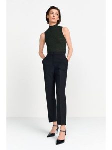 Rich&Royal Top w kolorze ciemnozielonym rozmiar: S. Zielone topy Rich&Royal, s, bez wzorów, bez kołnierzyka, bez ramiączek. Za 117,73 zł.