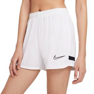 Damskie Spodenki Dri FIT Academy Shorts. Białe szorty Nike, bez wzorów, sportowe. Za 74,99 zł.