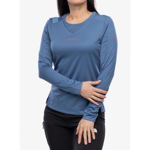 Bluza turystyczna damska La Sportiva Ibaia Pullover. Niebieskie bluzy La Sportiva, xs, bez wzorów, bez kaptura. Za 261,99 zł.