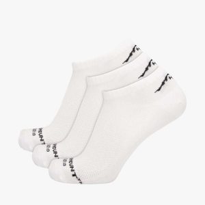 Skarpetki sportowe Bamboo Ankle Socks 3-pack Swedemount szybkoschnące. Białe skarpetki SWEDEMOUNT, bez wzorów, z tkaniny. Za 59,99 zł.