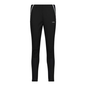 Damskie legginsy CMP. Czarne legginsy CMP, bez wzorów, z materiału. Za 301,75 zł.