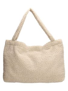 Beagles Shopper bag "Navarra" w kolorze beżowym - 60 x 42 x 9,5 cm rozmiar: onesize. Brązowe shopper bag Beagles, bez wzorów, z materiału, na ramię, bez dodatków. Za 85,45 zł.