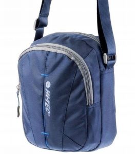 Saszetka na ramię HI-TEC SAQUET. Niebieskie nerki i saszetki Hi-tec, bez wzorów, z materiału. Za 34,99 zł.