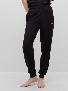 Hugo Spodnie dresowe 50490578 Czarny Regular Fit. Czarne spodnie dresowe Hugo, xs, bez wzorów, z dresówki. Za 199,99 zł.