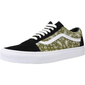 Buty VANS UA OLD SKOOL Zielony. Zielone trampki Vans, bez wzorów, ze skóry, bez zapięcia. Za 213,99 zł.