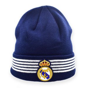 Czapka Real Madryt - oficjalna licencjonowana. Niebieskie czapki REAL MADRID, bez wzorów, sportowe. Za 99,00 zł.