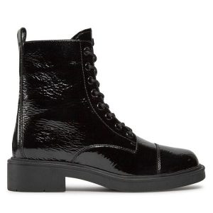 Trapery HÖGL. Czarne buty zimowe HÖGL, bez obcasa, bez zapięcia. Za 899,99 zł.
