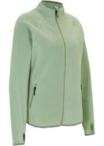 Bluza rozpinana z polaru, z kieszeniami z zamkiem. Czarne bluzy bonprix, bez wzorów, z polaru, bez kaptura. Za 117,99 zł.