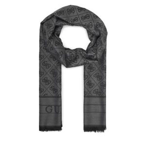 Szal Guess. Szare szaliki Guess, z aplikacjami. Za 259,99 zł.