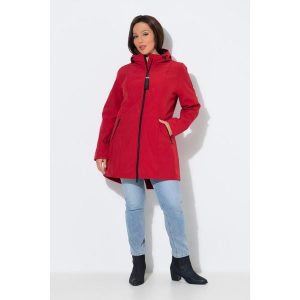 Damskie Kurtka softshell HYPRAR wodoodporna podszewka z polaru. Czerwone kurtki Ulla Popken, plus size, bez wzorów, z elastanu, bez kaptura. Za 479,99 zł.