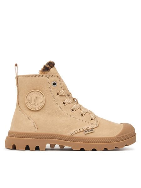 Palladium Trapery Pampahi Zip Wlwild 94979-257-M Beżowy. Brązowe buty zimowe Palladium, bez obcasa, bez zapięcia. Za 579,99 zł.