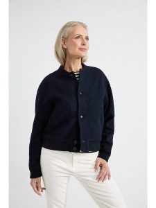Josephine & Co Kurtka przejściowa "Aaron" w kolorze granatowym rozmiar: 40. Niebieskie kurtki Josephine & Co, bez wzorów, z wełny, bez kaptura. Za 440,28 zł.