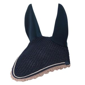 Czapka antymuchowa dla konia Schockemöehle Dynamite Fly Veil. Niebieskie czapki SCHOCKEMÖHLE, bez wzorów, sportowe. Za 148,50 zł.