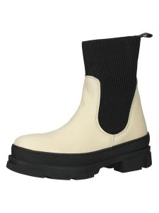 Steve Madden Skórzane botki w kolorze beżowym rozmiar: 37. Brązowe botki Steve Madden, bez wzorów, bez obcasa, bez zapięcia. Za 260,99 zł.