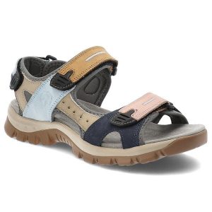 Kolorowe Sandały Artiker Sportowe Obuwie Damskie. Sandały ARTIKER, bez wzorów, z materiału, bez obcasa, bez zapięcia. Za 199,00 zł.