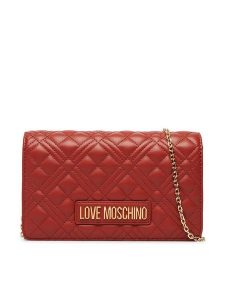 LOVE MOSCHINO Torebka JC4079PP0PLA0459 Czerwony. Czerwone torebki wieczorowe LOVE MOSCHINO, bez wzorów, ze skóry, bez dodatków. Za 639,99 zł.