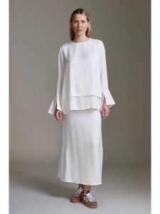 Cotton Candy Bluzka w kolorze białym rozmiar: L. Białe bluzki Cotton Candy, l, bez wzorów, bez kołnierzyka, bez ramiączek. Za 169,67 zł.