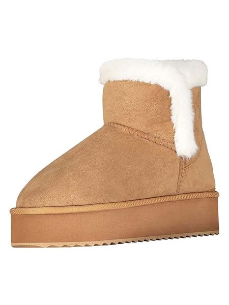 Geographical Norway Botki zimowe "Oslo" w kolorze jasnobrązowym rozmiar: 40. Brązowe botki Geographical Norway, na zimę, bez wzorów, z futra, bez obcasa, bez zapięcia. Za 118,84 zł.