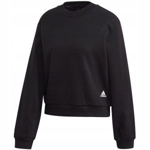 Adidas bluza damska sportowa sweatshirt roz.XXL. Czarne bluzy ADIDAS, xl, bez wzorów, z bawełny, bez kaptura. Za 176,00 zł.