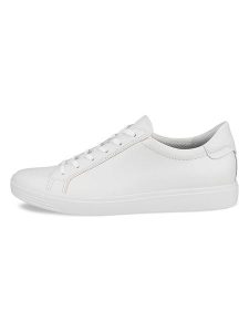 Ecco Skórzane sneakersy w kolorze białym rozmiar: 38. Białe trampki ecco, bez wzorów, bez zapięcia. Za 346,63 zł.