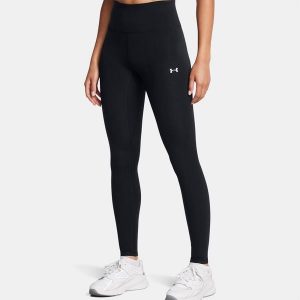 Legginsy treningowe damskie Under Armour Motion. Czarne legginsy Under Armour, bez wzorów. Za 179,00 zł.