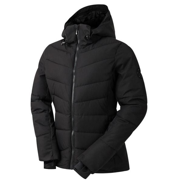 Kurtka narciarska damska z membraną Glacier Dare 2b. Brązowe kombinezony Dare 2b, na zimę, bez wzorów, z materiału, eleganckie, bez kołnierzyka, bez ramiączek, długie. Za 239,99 zł.