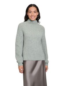 CARTOON Sweter w kolorze zielonym rozmiar: 42. Zielone swetry oversize Cartoon, bez wzorów, ze splotem, bez ramiączek. Za 149,95 zł.