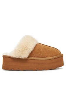 DeeZee Kapcie DZ-AW12 Brązowy. Brązowe kapcie DeeZee, bez wzorów, z materiału. Za 199,99 zł.