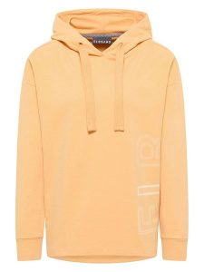 ELBSAND Bluza "Elna" w kolorze pomarańczowym rozmiar: XS. Pomarańczowe bluzy ELBSAND, xs, bez wzorów, z kapturem. Za 132,05 zł.