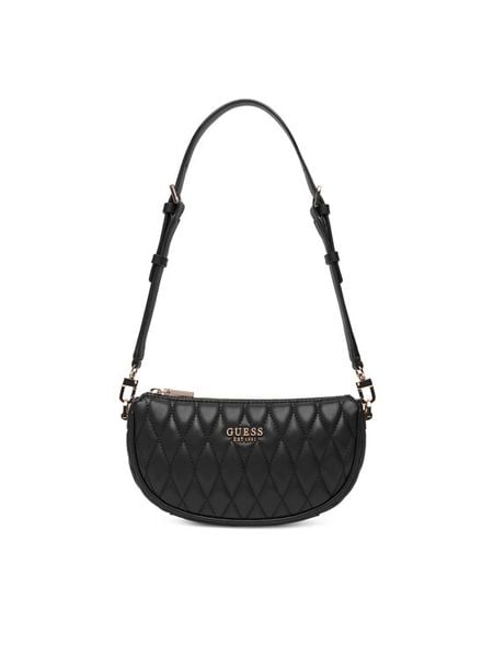 Guess Torebka HWQG81 22720 Czarny. Czarne torebki klasyczne Guess, z aplikacjami, ze skóry, bez dodatków. Za 289,99 zł.