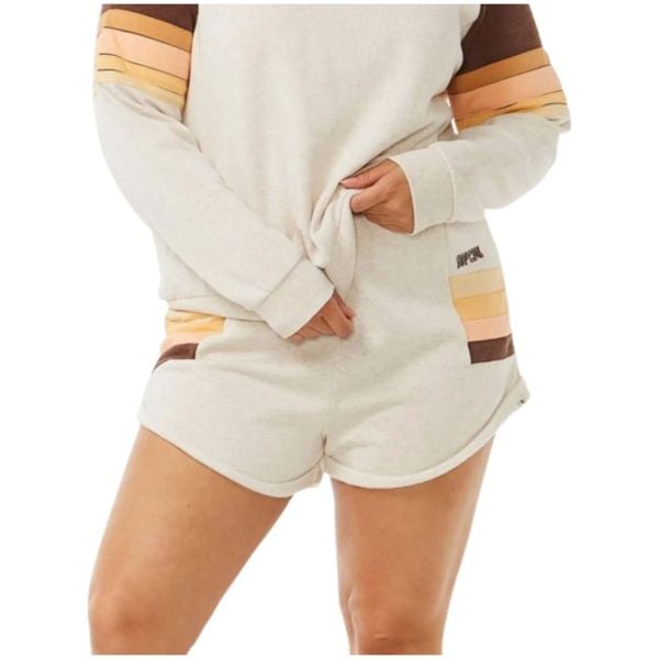 Spodenki damskie Rip Curl Block Party Track. Szorty Rip Curl, bez wzorów, sportowe. Za 129,99 zł.