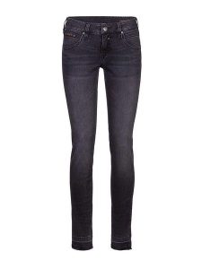 Herrlicher Dżinsy - Skinny fit - w kolorze czarnym rozmiar: W24. Czarne jeansy Herrlicher, bez wzorów. Za 153,71 zł.
