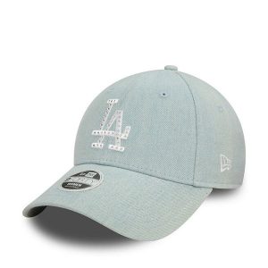 Czapka z daszkiem New Era. Niebieskie czapki New Era, bez wzorów, z denimu. Za 109,99 zł.