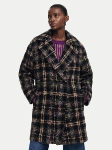 Desigual Płaszcz przejściowy Corcega 24WWEWAW Brązowy Regular Fit. Brązowe płaszcze Desigual, m, bez wzorów, z syntetyku, bez kaptura. Za 479,99 zł.