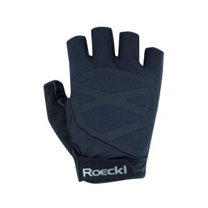 Krótkie rękawice Roeckl Iton. Niebieskie rękawiczki Roeckl, bez wzorów. Za 263,50 zł.