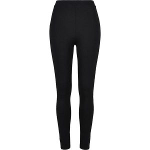 Legginsy damskie Urban Classics flock lace stripe. Czarne legginsy Urban Classics, bez wzorów. Za 175,50 zł.