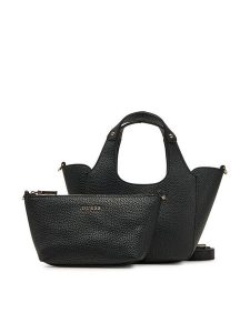 Guess Torebka HWBG96 40750 Czarny. Czarne torebki klasyczne Guess, z aplikacjami, ze skóry, bez dodatków. Za 329,99 zł.