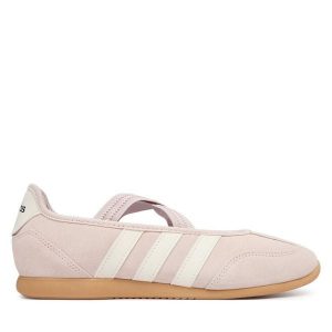 Baleriny adidas. Czerwone balerinki ADIDAS, bez wzorów, bez obcasa, bez zapięcia. Za 279,99 zł.