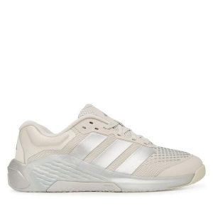 Buty na siłownię adidas. Brązowe buty sportowe ADIDAS, bez wzorów, bez zapięcia, na fitness i siłownię. Za 470,99 zł.
