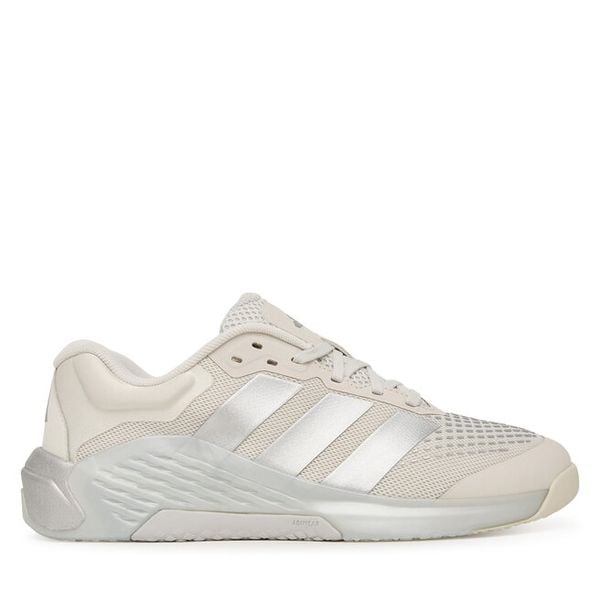 Buty na siłownię adidas. Brązowe buty sportowe ADIDAS, bez wzorów, bez zapięcia, na fitness i siłownię. Za 470,99 zł.