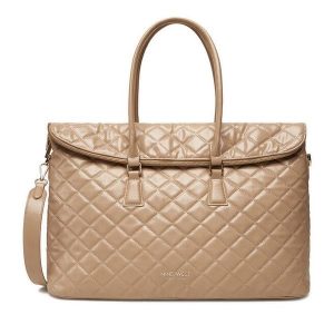 Torebka Nine West. Brązowe shopper bag Nine West, bez wzorów, bez dodatków. Za 299,99 zł.