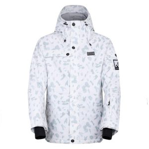 Damska Kurtka Narciarska Ski Life Dash Z Nadrukiem. Białe kurtki Dare 2b, na zimę, xl, bez wzorów, bez kaptura. Za 215,99 zł.