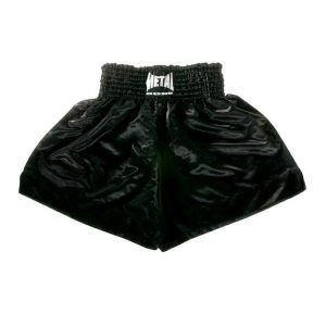 Dorosły boks shorty Metal Boxe. Czarne szorty METAL BOXE, bez wzorów, sportowe. Za 148,50 zł.