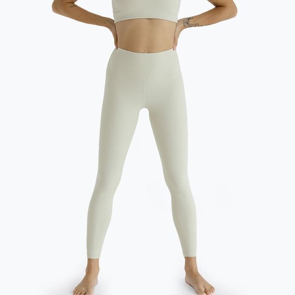 Legginsy JOYINME Unity Ribbed 7/8. Brązowe legginsy Joy in me, bez wzorów. Za 329,99 zł.