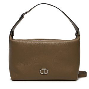 Torebka TWINSET. Brązowe torebki klasyczne Twinset, bez wzorów, bez dodatków. Za 699,99 zł.