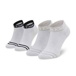 Skarpety krótkie Calvin Klein. Białe skarpetki Calvin Klein, bez wzorów. Za 59,99 zł.