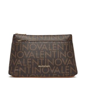 Kosmetyczka Valentino. Brązowe kosmetyczki Valentino, bez wzorów. Za 195,99 zł.
