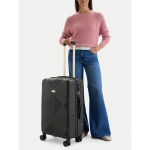 Walizka średnia Nine West. Czarne walizki Nine West, bez wzorów, średnie. Za 359,99 zł.