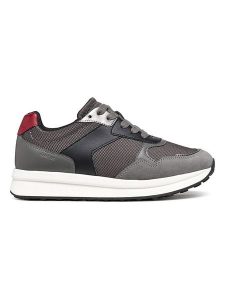 Geox Sneakersy "Runntix" w kolorze antracytowym rozmiar: 40. Czarne trampki Geox, bez wzorów, z materiału, bez zapięcia. Za 263,53 zł.