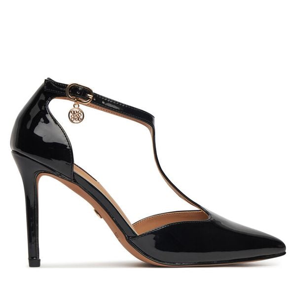 Szpilki Nine West. Czarne szpilki Nine West, bez wzorów, bez obcasa. Za 229,99 zł.